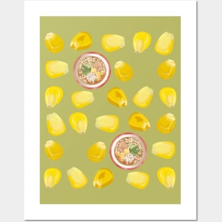 Miso Ramen Corn Posters and Art